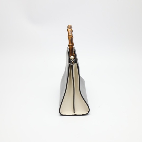 GUCCI Gray Bamboo Bag - Picture 4 of 16